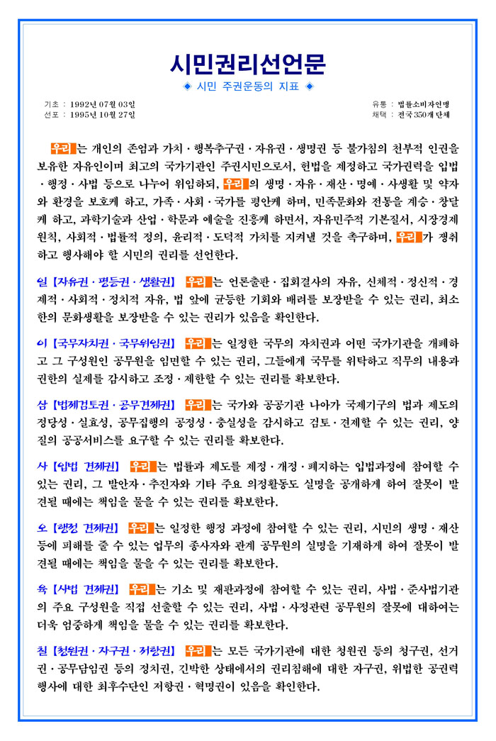 시민권리헌장